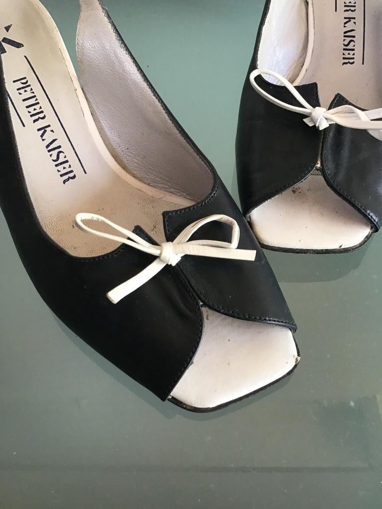 Peter Kaiser sandalen zwart wit 37 | Gratis verzenden, Kleding | Dames, Schoenen, Zo goed als nieuw, Sandalen of Muiltjes, Zwart