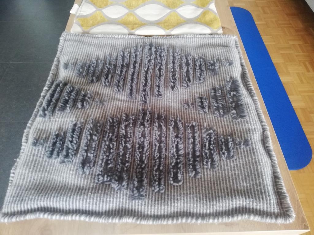 Housse de coussin Fetblad de chez Ikea., Enlèvement ou Envoi, Comme neuf, Gris, Carré