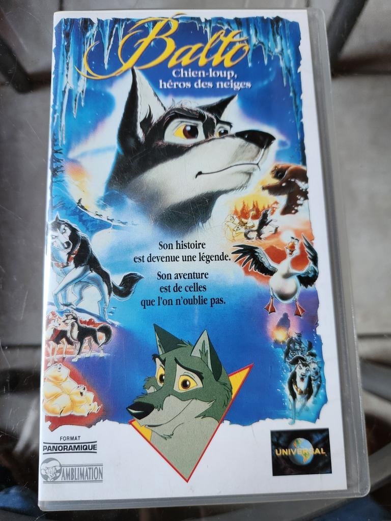 VHS "Balto, chien loup héros des neiges", Enlèvement ou Envoi, Dessin animé, Tous les âges, Comme neuf