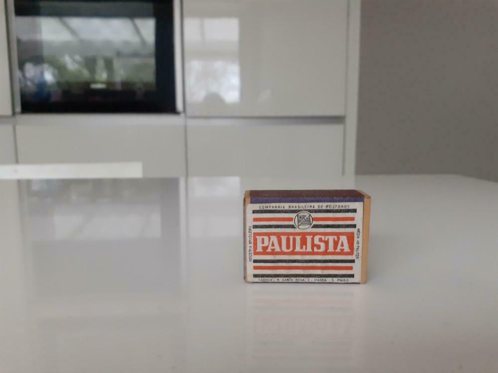 Vintage houten luciferdoosje paulistra, Ophalen of Verzenden