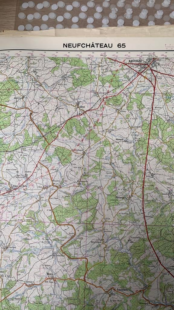 Carte topographique, Ophalen, Overige typen, Zo goed als nieuw, 1800 tot 2000