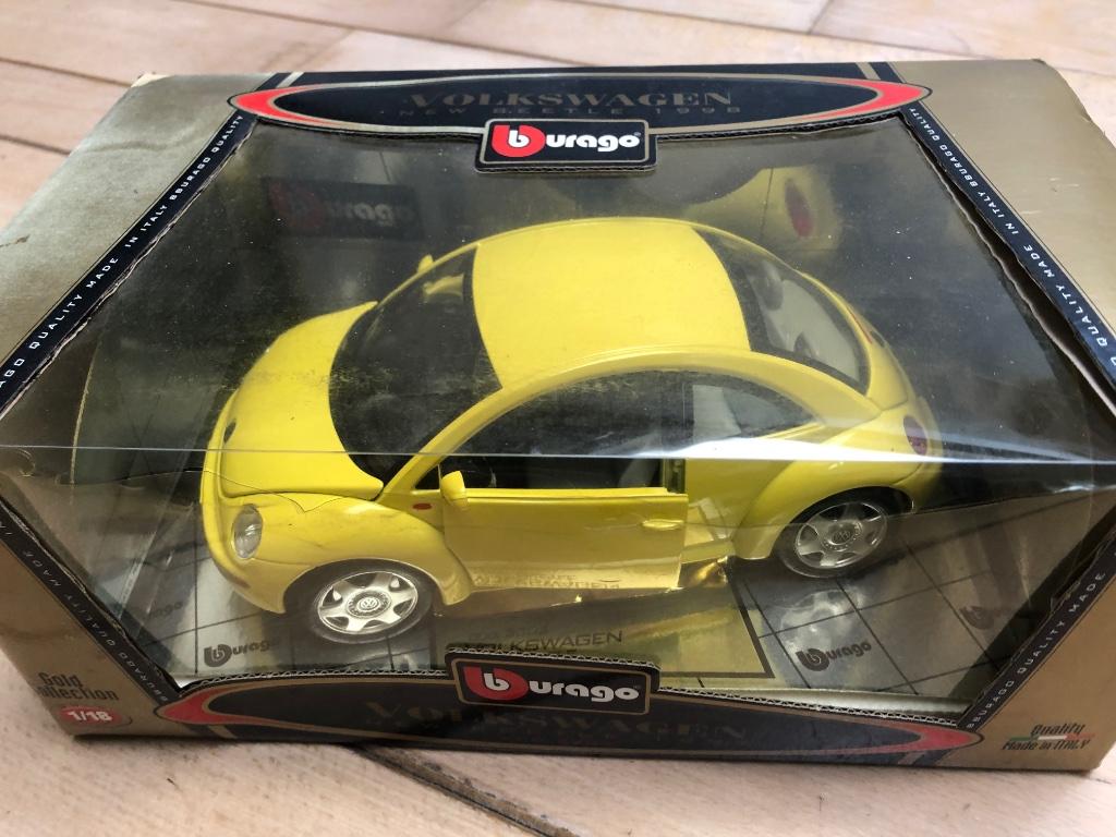 Vw new beetle Burago, Ophalen, Zo goed als nieuw, Auto, Burago