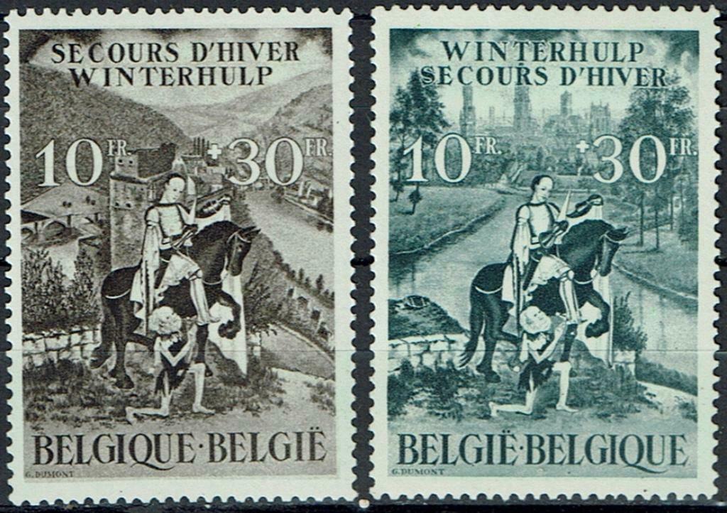 België 639 variatie 1 /640 postfris, Verzenden, Postfris, Postfris