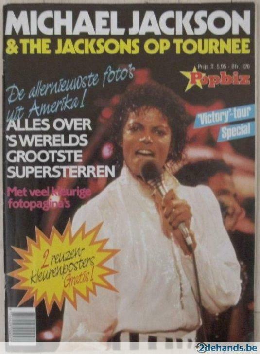 boekje Michael Jackson & The Jacksons op tournee, Verzamelen, Ophalen, Gebruikt