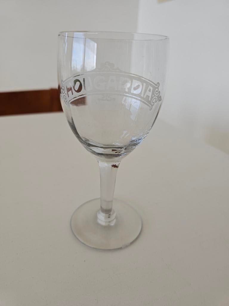 Bierglas hougardia, Verzamelen, Ophalen of Verzenden, Zo goed als nieuw, Bierglas