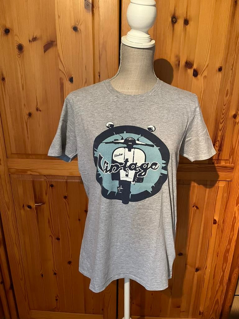 Vespa T-shirt! Medium, niet gedragen!, Ophalen of Verzenden, Nieuw, Maat 48/50 (M), Grijs