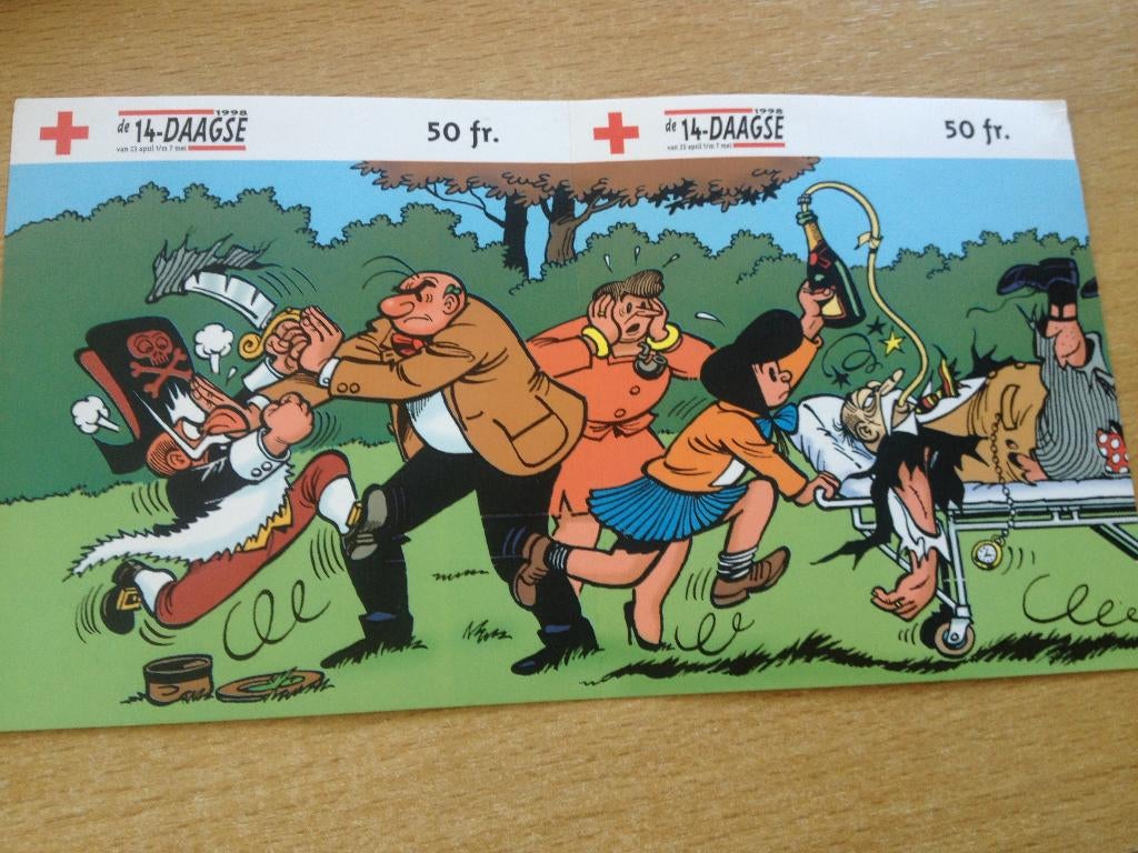 Sticker Rode Kruis 1997 - Nero, Ophalen of Verzenden, Overige figuren, Nieuw, Plaatje, Poster of Sticker
