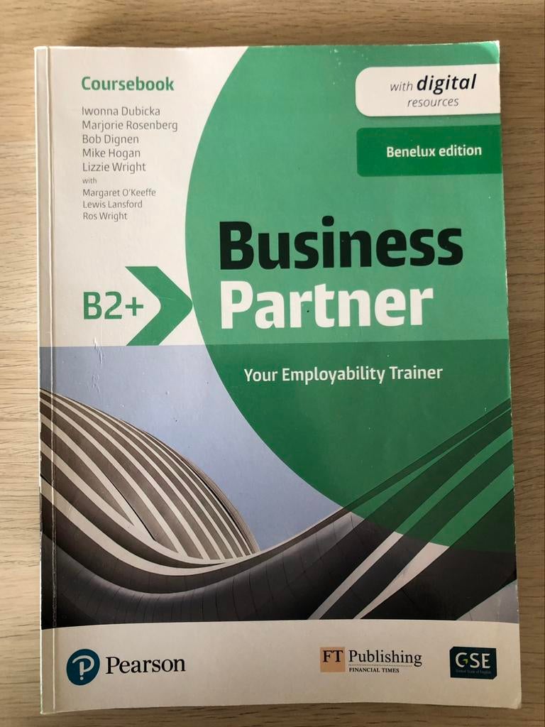 Business Partner, Ophalen, Gelezen, Hogeschool, Pearson