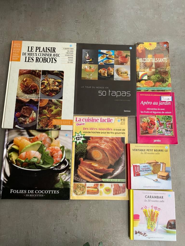 À vendre livres de cuisine liquidation : idée  cadeau 🎁, Livres, Enlèvement ou Envoi, Comme neuf