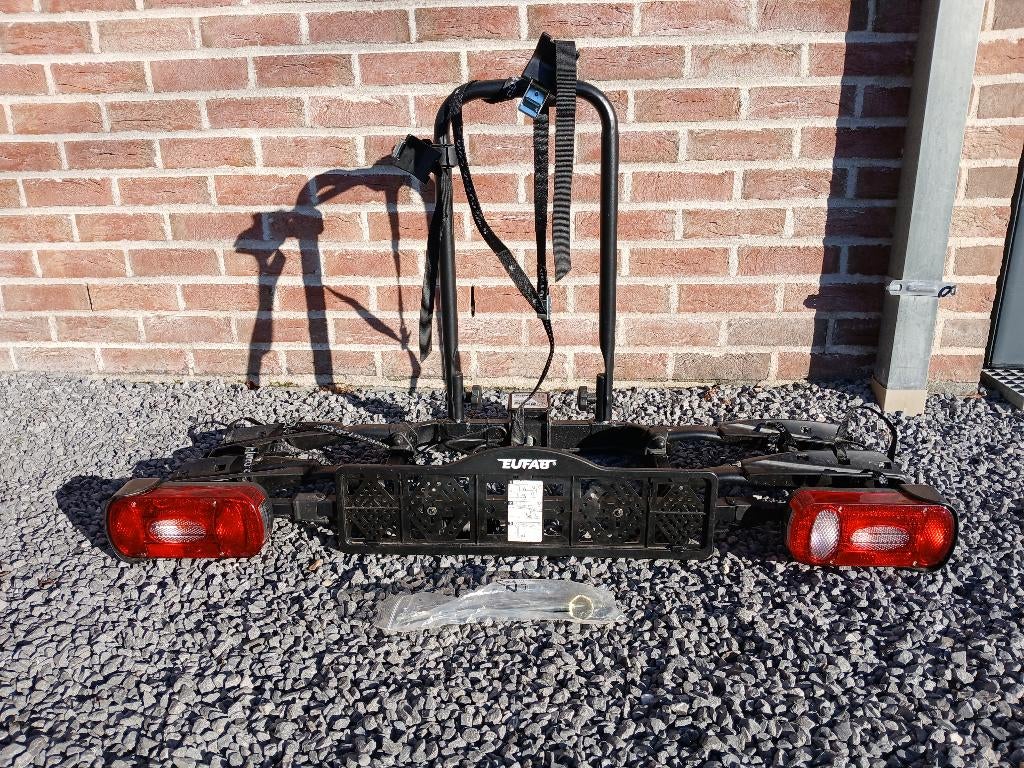 Porte 2 vélos électrique Eufab, Autos : Divers, Porte-vélos, Neuf, Support d'attelage, 2 vélos, Enlèvement