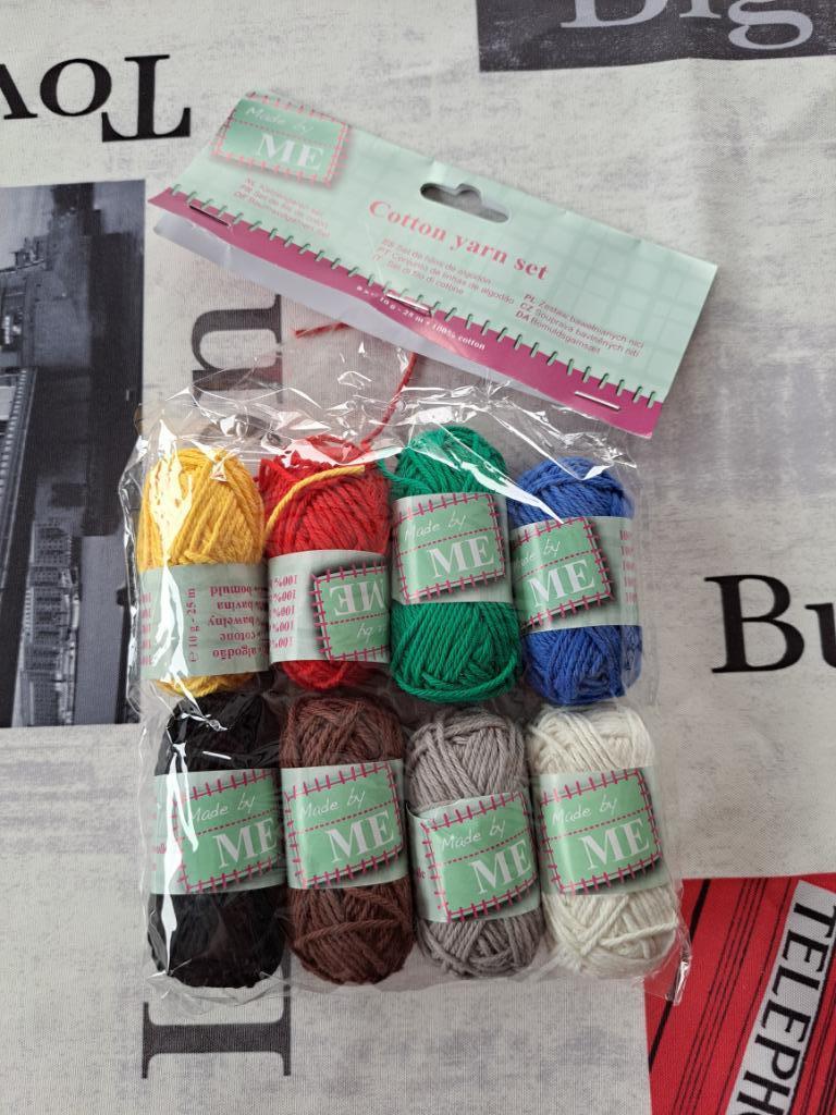 Pelotes de coton - couleurs vives, Ophalen of Verzenden, Zo goed als nieuw, Wol of Garen
