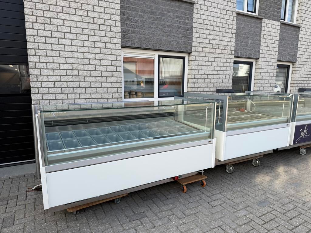 Ijstoog ijsvitrine schepijsvitrine ijsmachine slagroommachin, Ophalen, Koelen en Vriezen
