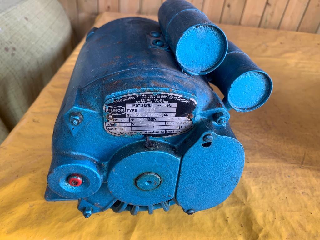 Elektrische motor ELNOR Type 390K, afkomstig van storckpomp, Doe-het-zelf en Bouw, Ophalen of Verzenden, Gebruikt, Elektromotor