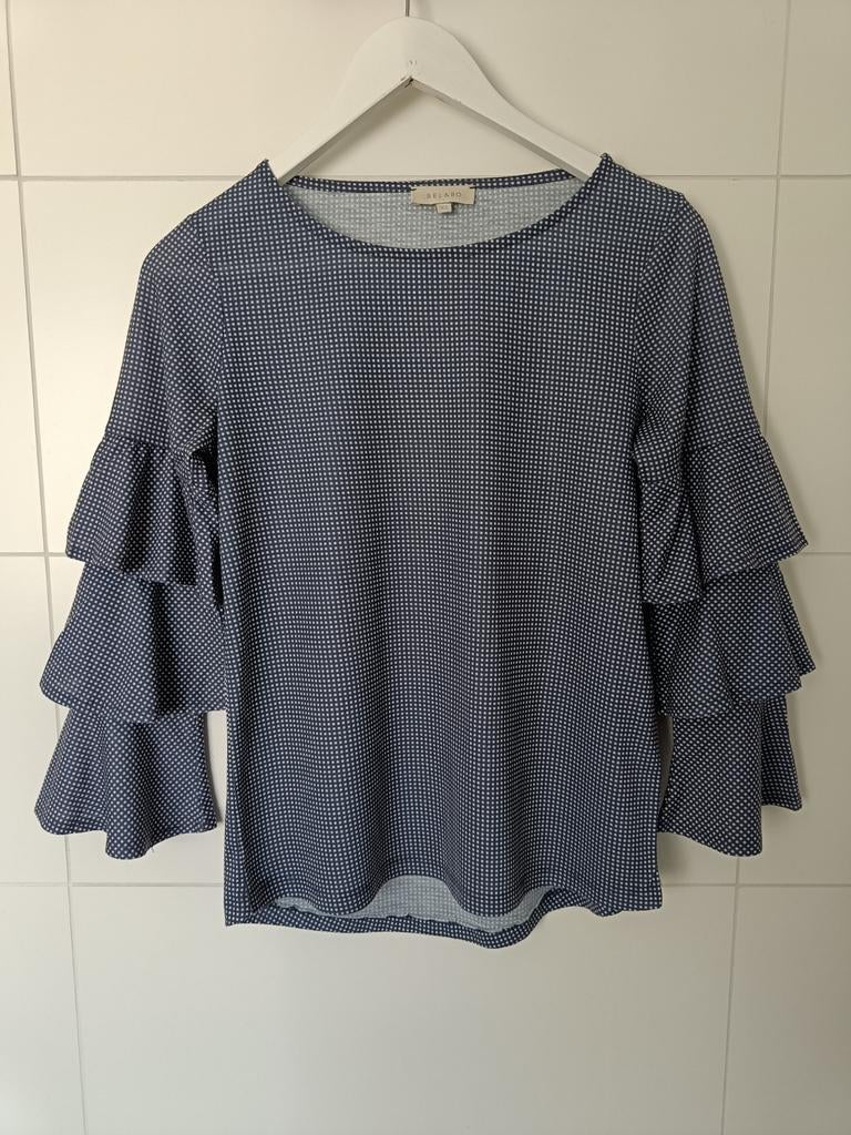 Blouse Bel&Bo (maat XS), Kleding | Dames, Blouses en Tunieken, Blauw, Bel & Bo, Ophalen of Verzenden, Zo goed als nieuw
