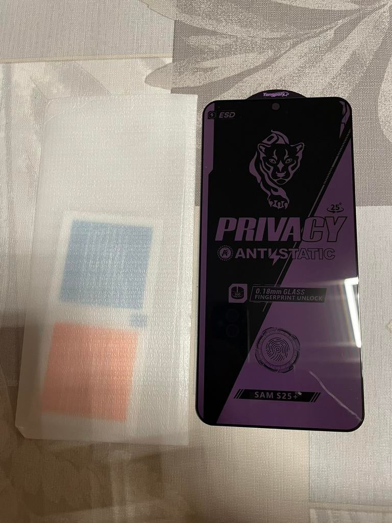 Screenprotector samsung S25+, Enlèvement