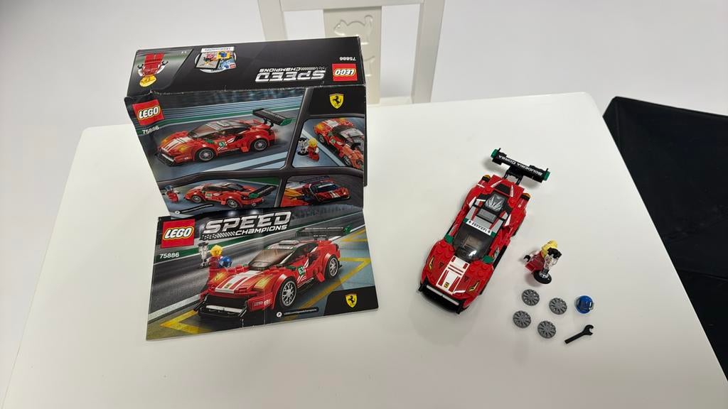 Lego ferrari 75886, Ophalen of Verzenden, Zo goed als nieuw, Lego