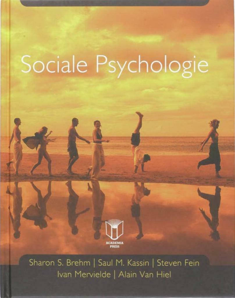 Sociale psychologie Auteur: Sharon Brehm, Ophalen of Verzenden, Zo goed als nieuw, Sociale psychologie