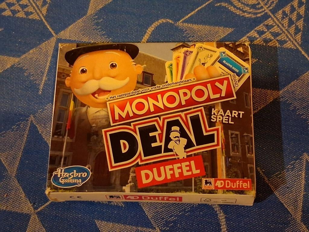Monopoly Deal, Duffel editie, Trois ou quatre joueurs, Enlèvement ou Envoi, Comme neuf, HASBRO