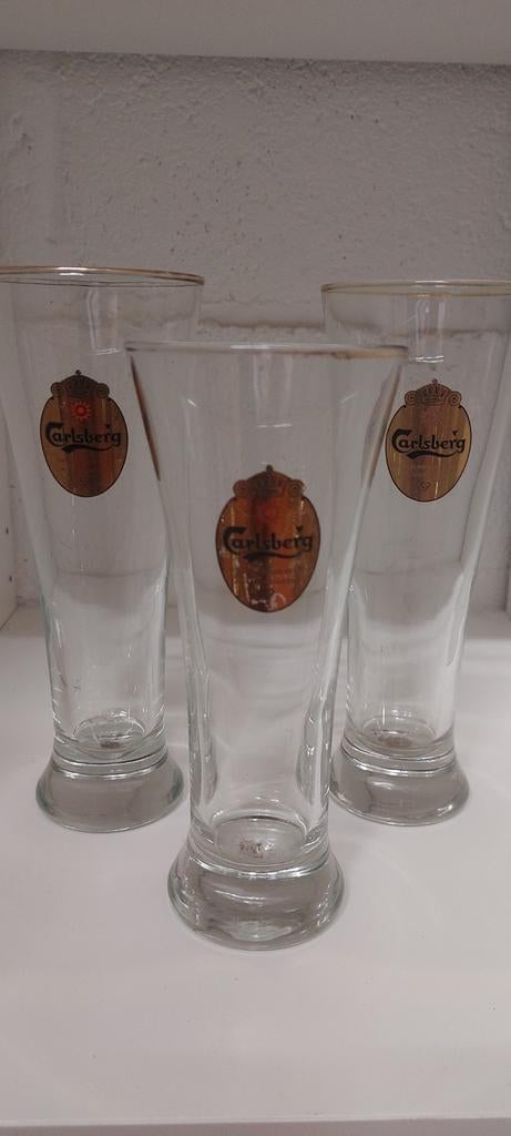 3 verres carlsberg, Enlèvement ou Envoi, Comme neuf