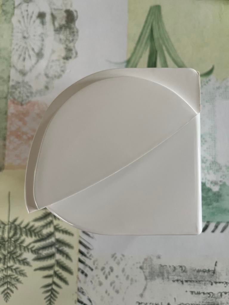 Gesloten wc-papier rolhouder wit, Ophalen of Verzenden, Zo goed als nieuw, Wit