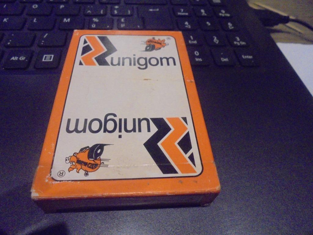 Unigom, Enlèvement ou Envoi, Comme neuf, Carte(s) à jouer