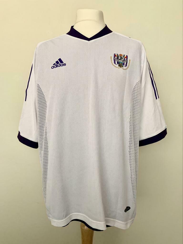 RSC Anderlecht 2002-2003 home #15 stock pro player issue, Maat XL, Gebruikt, Shirt