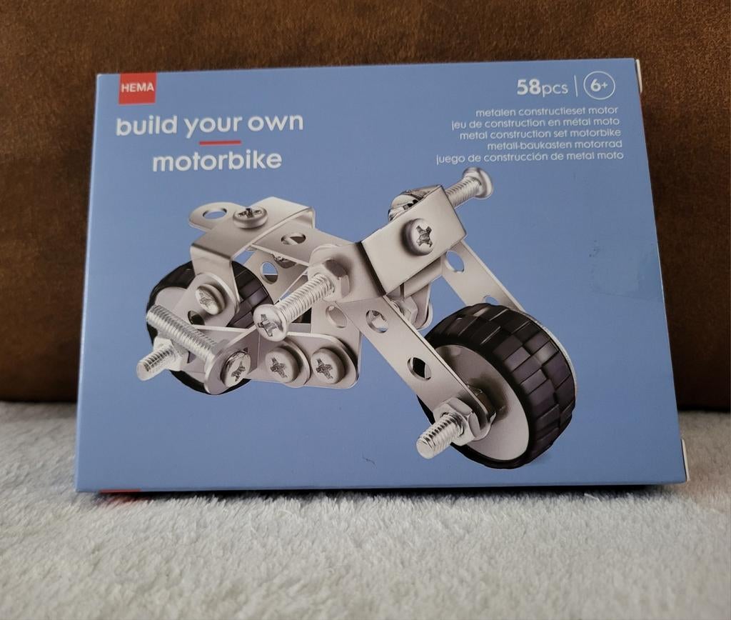 Bouwpakket Build your own motorbike NIEUW, Kinderen en Baby's, Ophalen of Verzenden, Nieuw