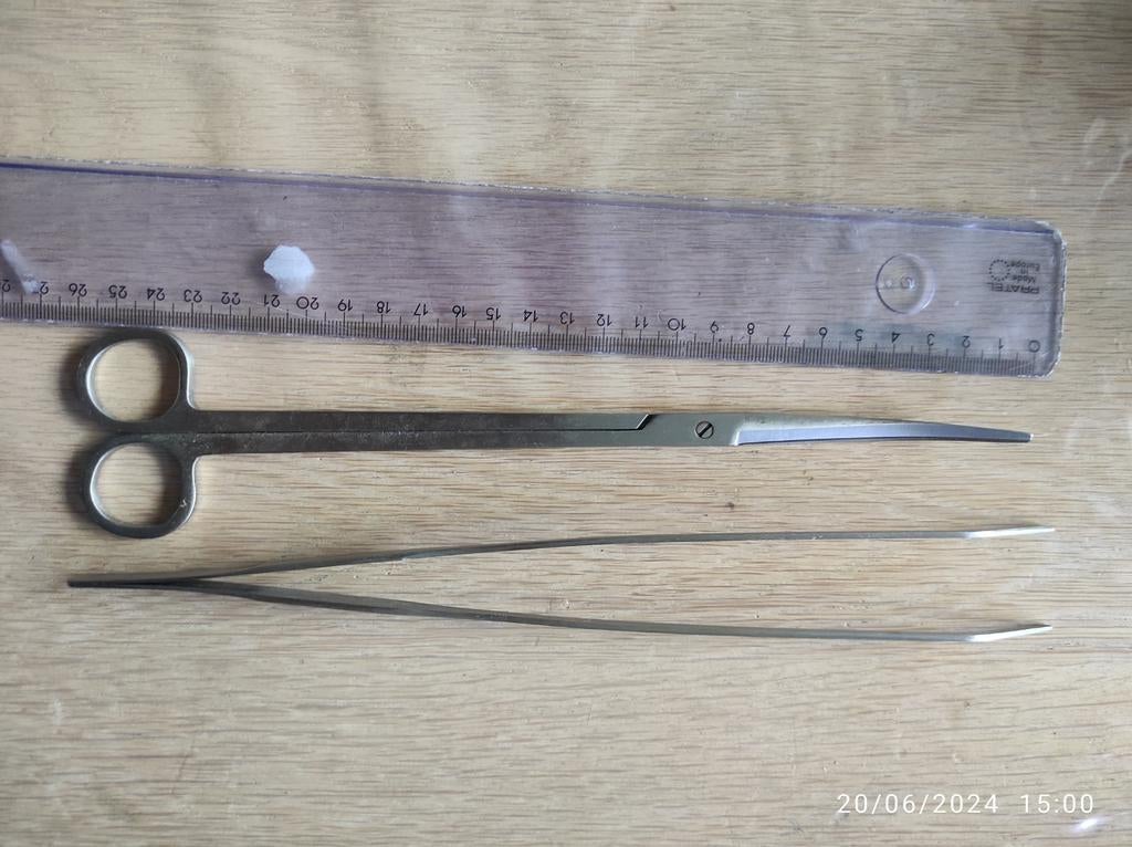 Pince et paire de ciseaux pour aquarium, Divers