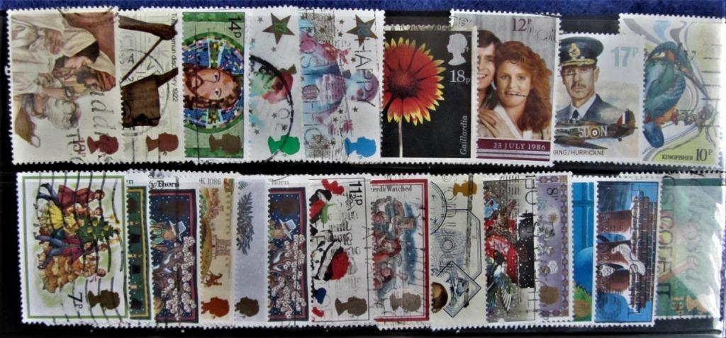 LOT POSTZEGELS- GROOT BRITTANIË-  70 VERSCHILLENDE, Postzegels en Munten, Ophalen of Verzenden, Gestempeld, Gestempeld, Overig