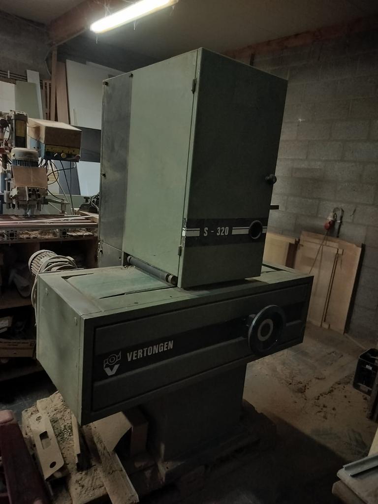 Vandikteschuurmachine vertongen, Bricolage & Construction, Outillage | Ponceuses, Enlèvement, Utilisé, Ponceuse à bande