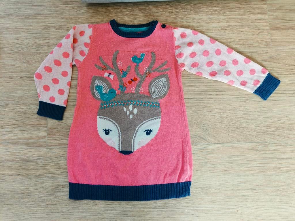 Roze kleed maat 86 cm in nieuwe staat 12-18 maanden, Kinderen en Baby's, Meisje, Jurkje of Rokje, Ophalen of Verzenden, Zo goed als nieuw