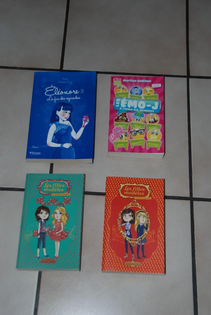 Livres Les filles modèles + Eléonore3 + Les Emo-j, Enlèvement ou Envoi, Utilisé, Divers, Fiction