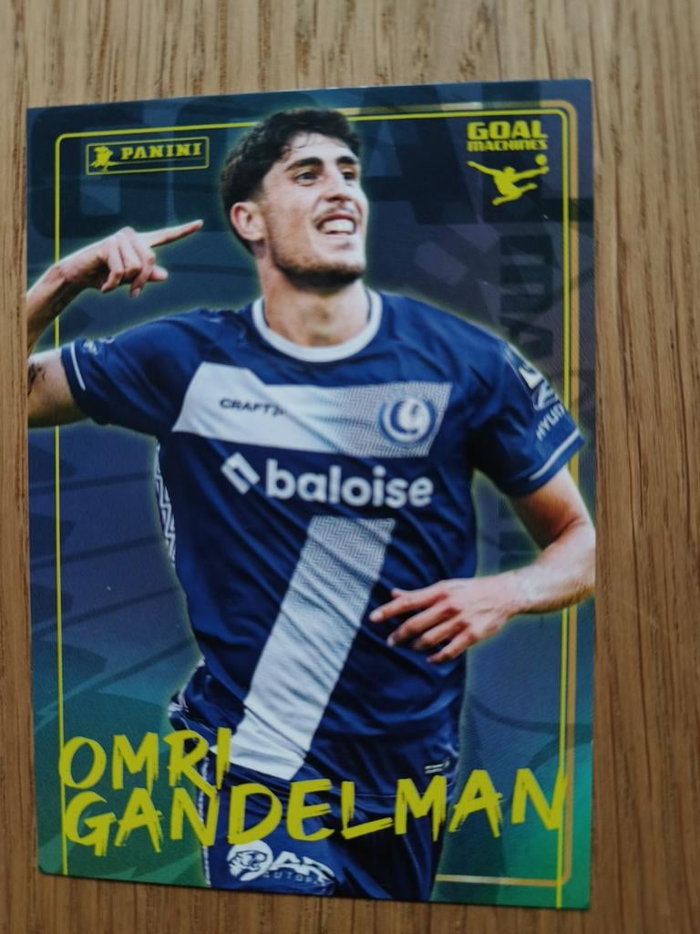 Panini pro league 2025: goal machines: Omri Gandelman., Ophalen of Verzenden, Nieuw