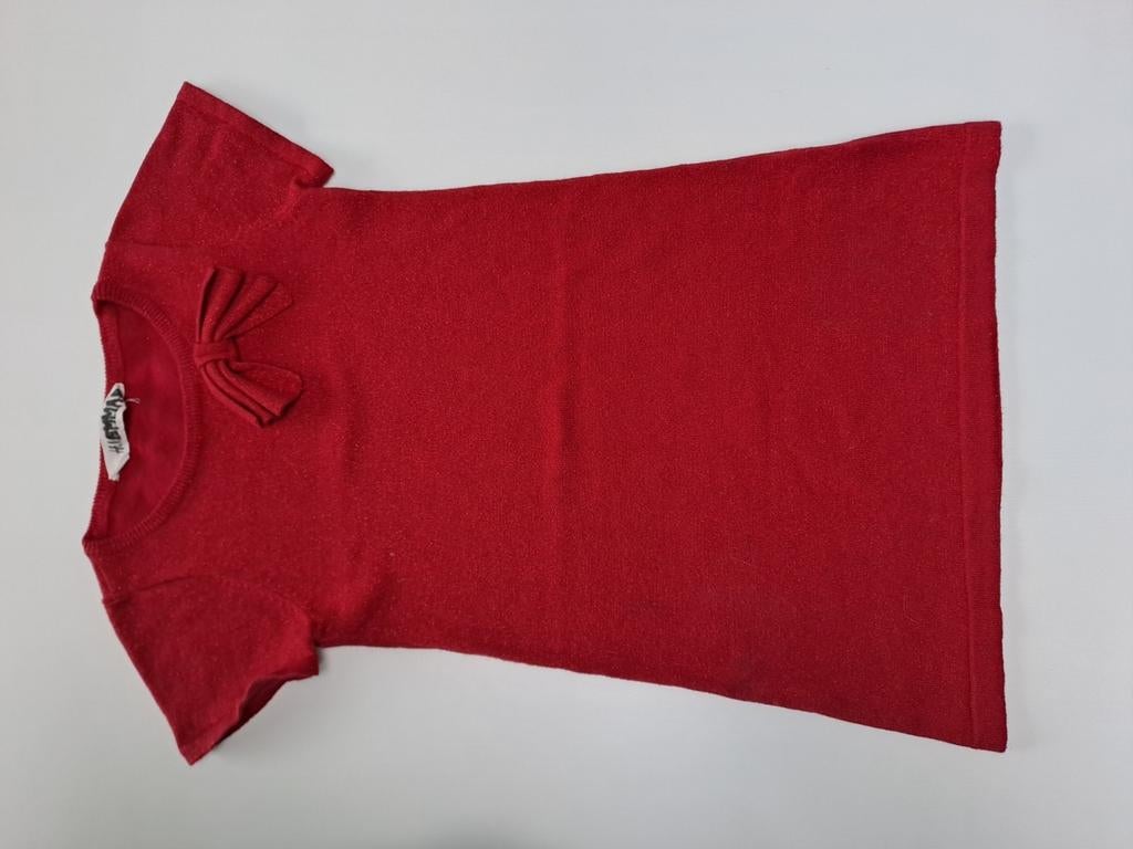 Taille 122-128 Robe rouge en tricot fine avec fil à paillett, Enfants & Bébés, Vêtements enfant | Taille 122, Robe ou Jupe, Enlèvement ou Envoi