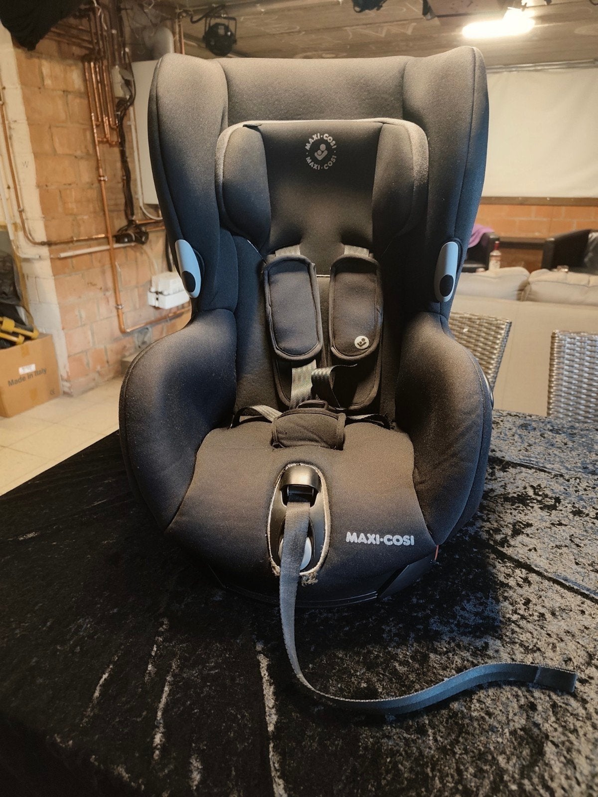 Siège auto Maxi Cosy Axiss, Ceinture de sécurité, Mode veille, Enlèvement, Utilisé