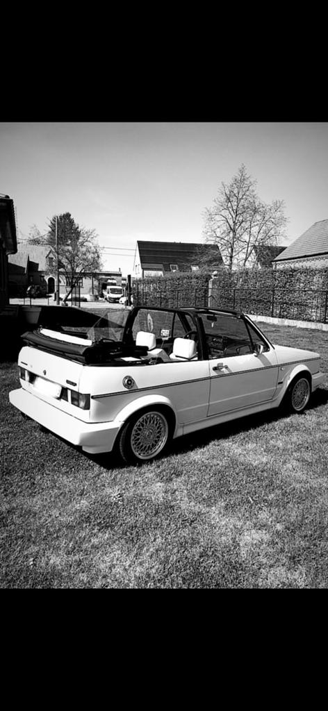 Golf1 cabrio 18 GLI 93, Voorwielaandrijving, Stof, Cabriolet, Wit