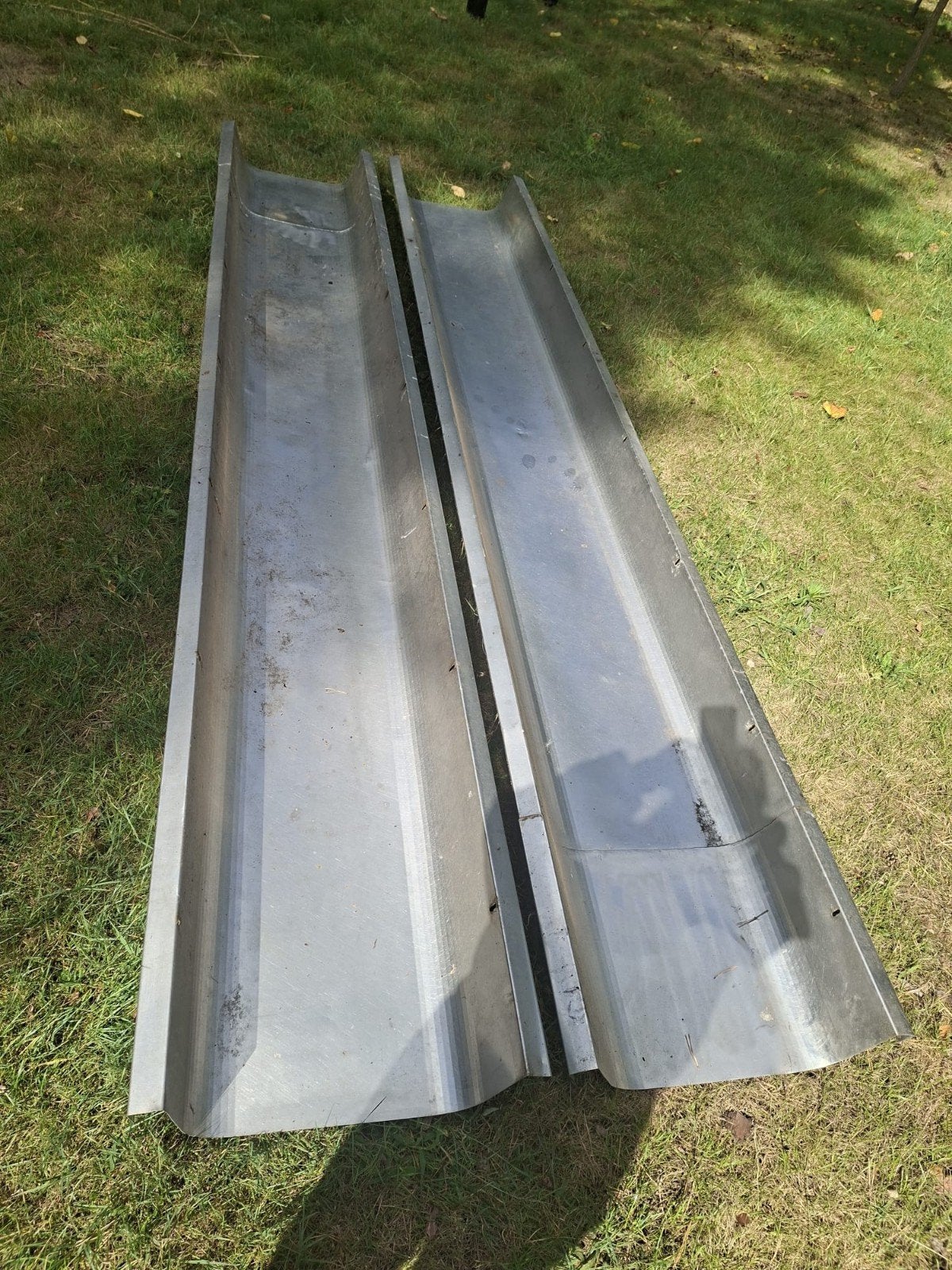 2x rvs voederbak, Doe-het-zelf en Bouw, Metalen, Ophalen, Gebruikt, Overige metalen