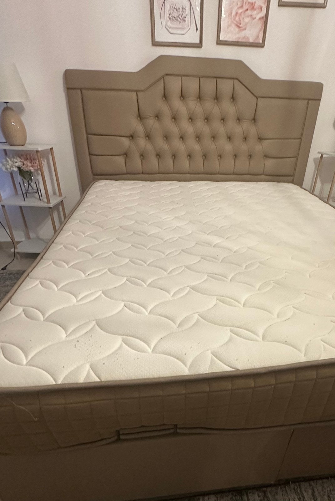 E Bed met boxspring te koop, Huis en Inrichting, Ophalen of Verzenden, Zo goed als nieuw, 200 cm