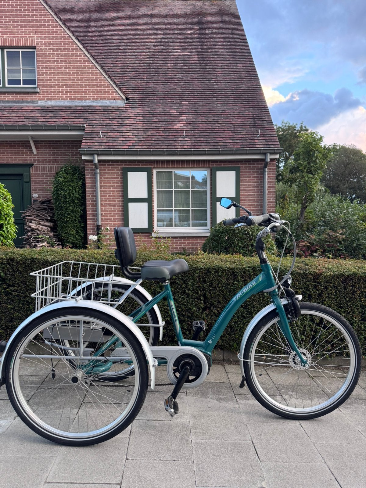 Electrische driewiel fiets driewieler tri-bike bicycle, Fietsen en Brommers, Fietsen | Driewielfietsen, Ophalen of Verzenden, Zo goed als nieuw