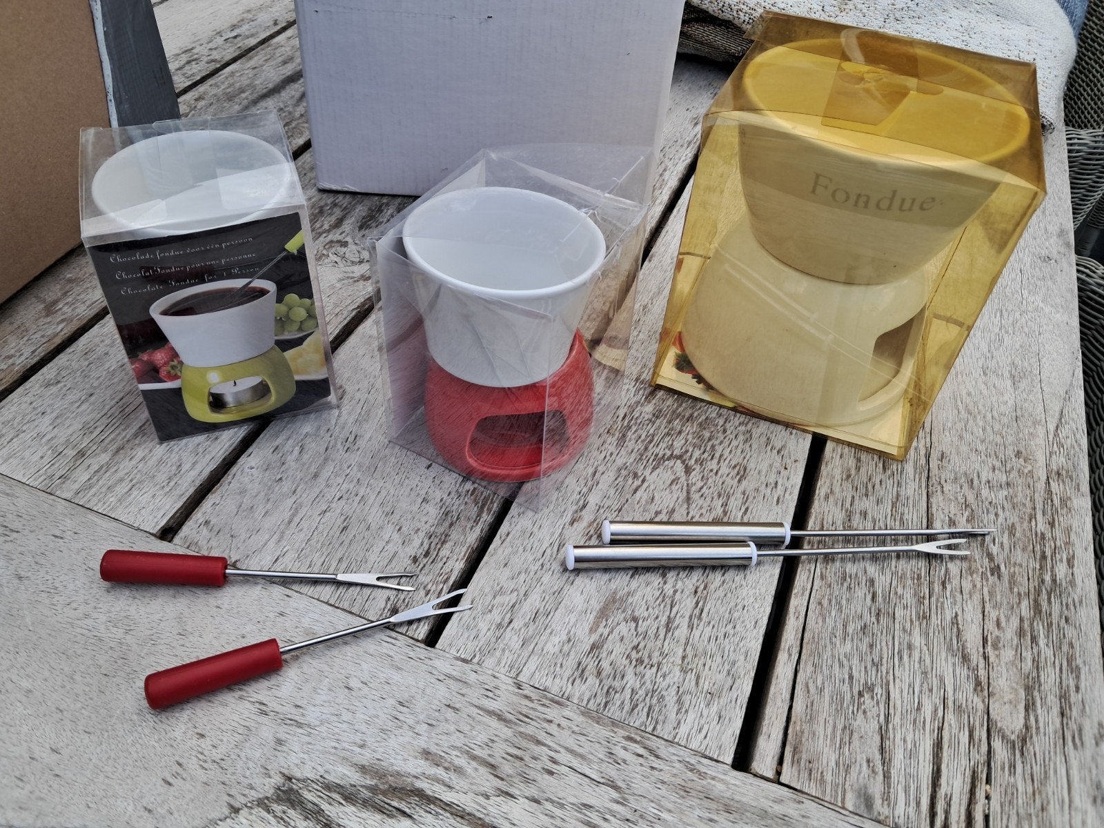 chocoladefondue/minifondue, Enlèvement, Utilisé, Autres couleurs, Autres types