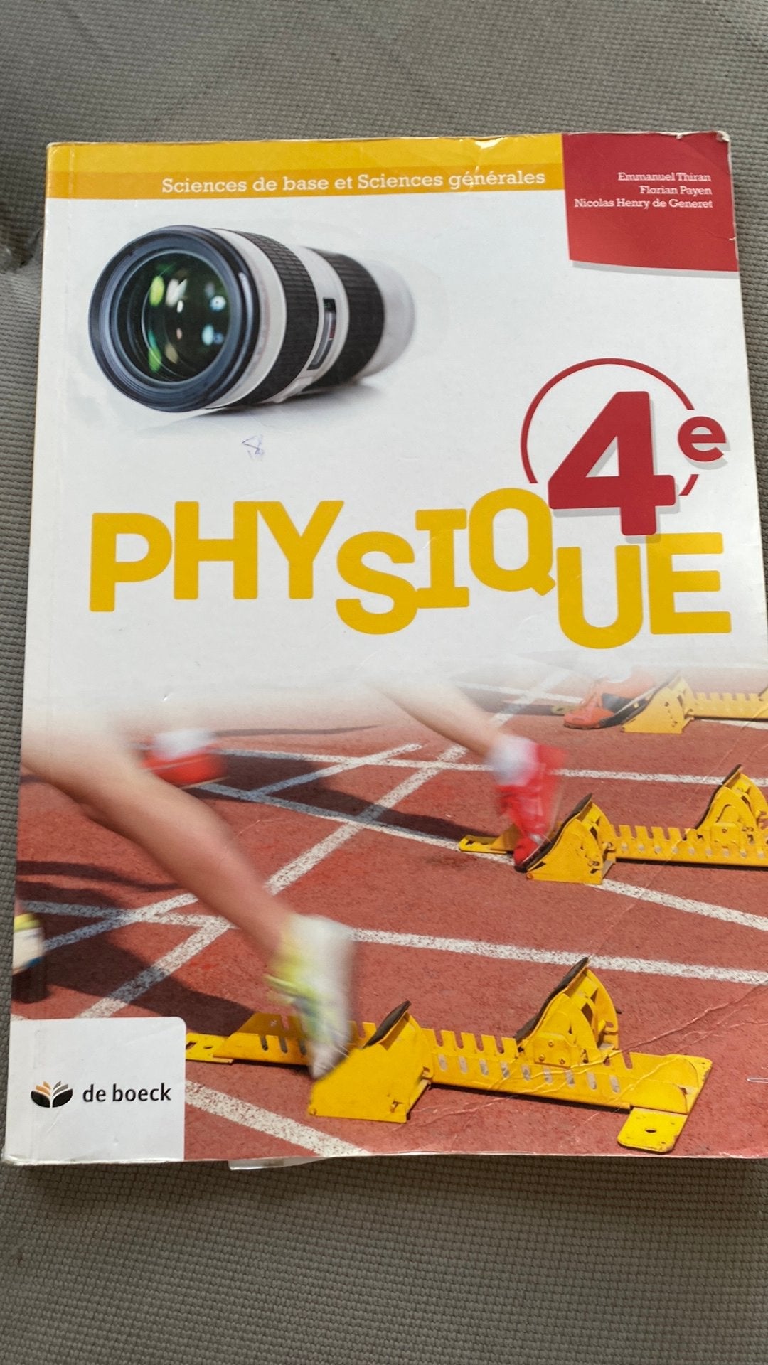 Livre physique 4eme secondaire, Livres, Enlèvement, Comme neuf