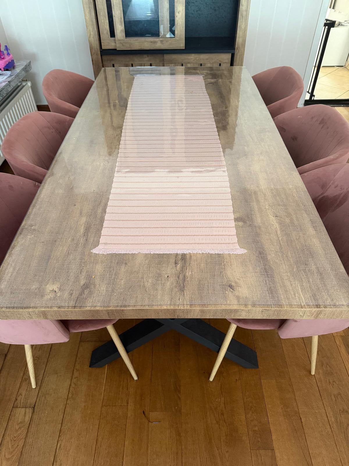 Eettafel met stoelen, Huis en Inrichting, Complete eetkamers, Ophalen, Zo goed als nieuw, 4 tot 6 stoelen