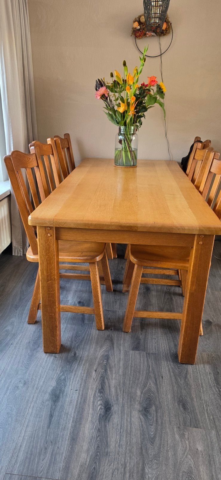 eiken eettafel zonder stoelen, Enlèvement