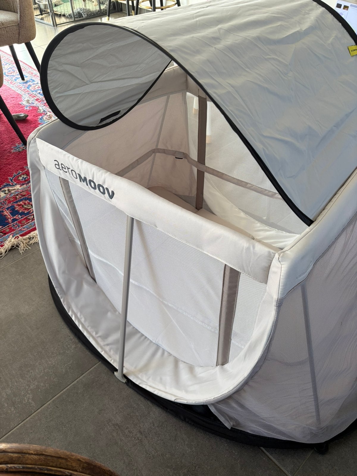 Aeromoov Pop instant reisbedje park, Kinderen en Baby's, Babywiegjes en Ledikanten, Zo goed als nieuw, Reisbedje, Ophalen