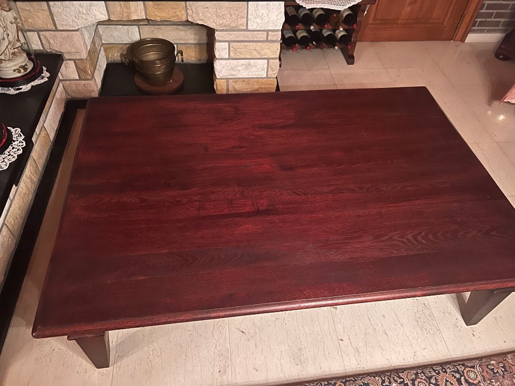 ruime salontafel 100 cm op 150 cm , zeer goede staat, Ophalen, Zo goed als nieuw