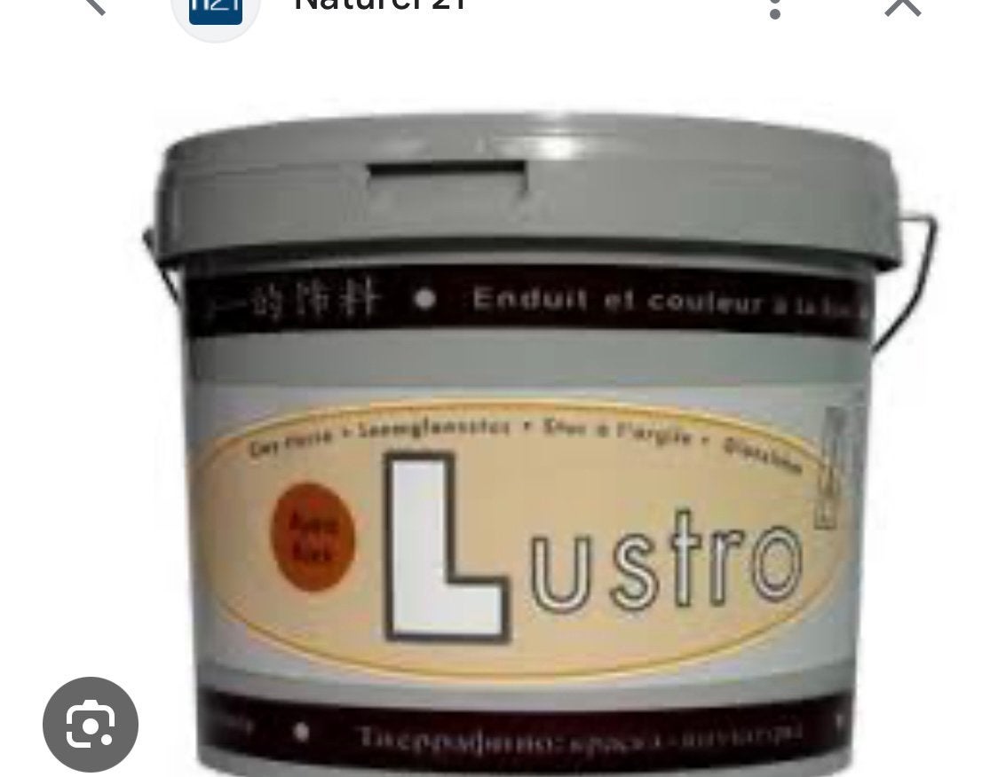 Gezocht: Tierrafino Listro Lustro glansleem, Bricolage & Construction, Peinture, Vernis & Laque, Enlèvement, Comme neuf, Blanc