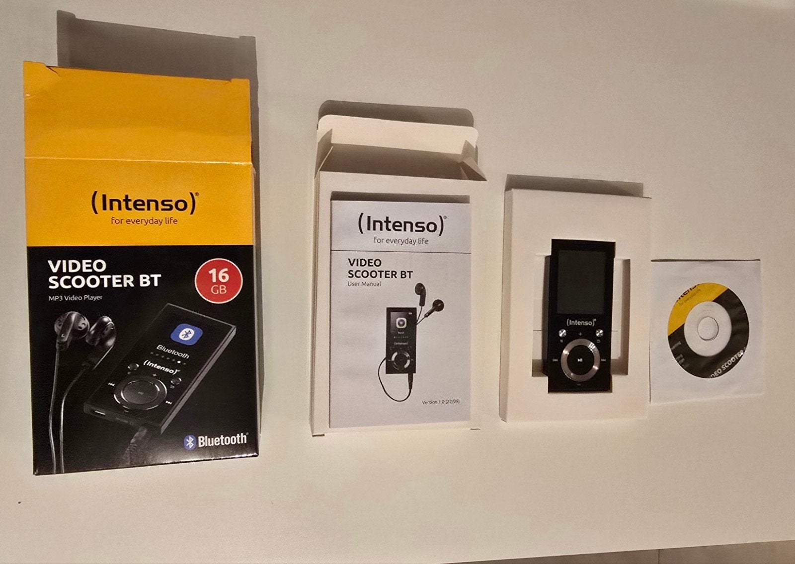Intenso Video Scooter BT, TV, Hi-fi & Vidéo, Neuf, Autres marques, Batterie, Arrêt automatique