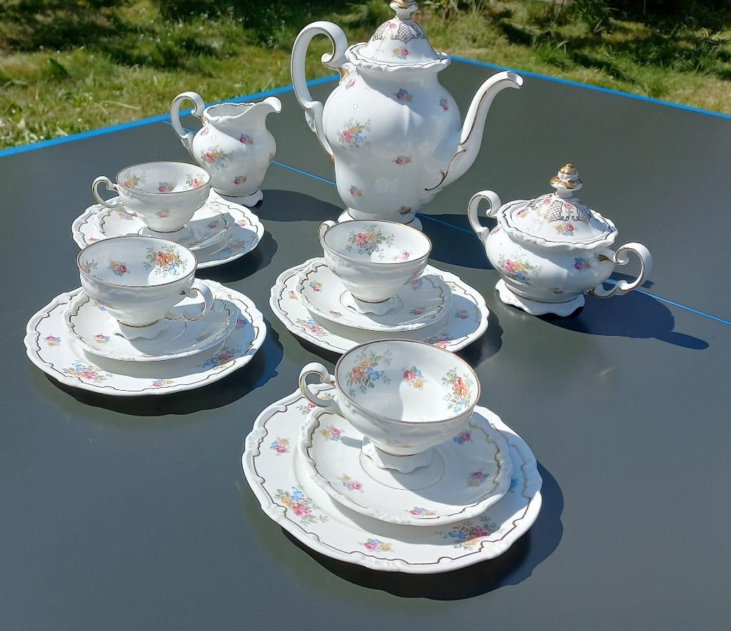 Weimar Katharina koffie en dessert service, Antiek en Kunst, Ophalen
