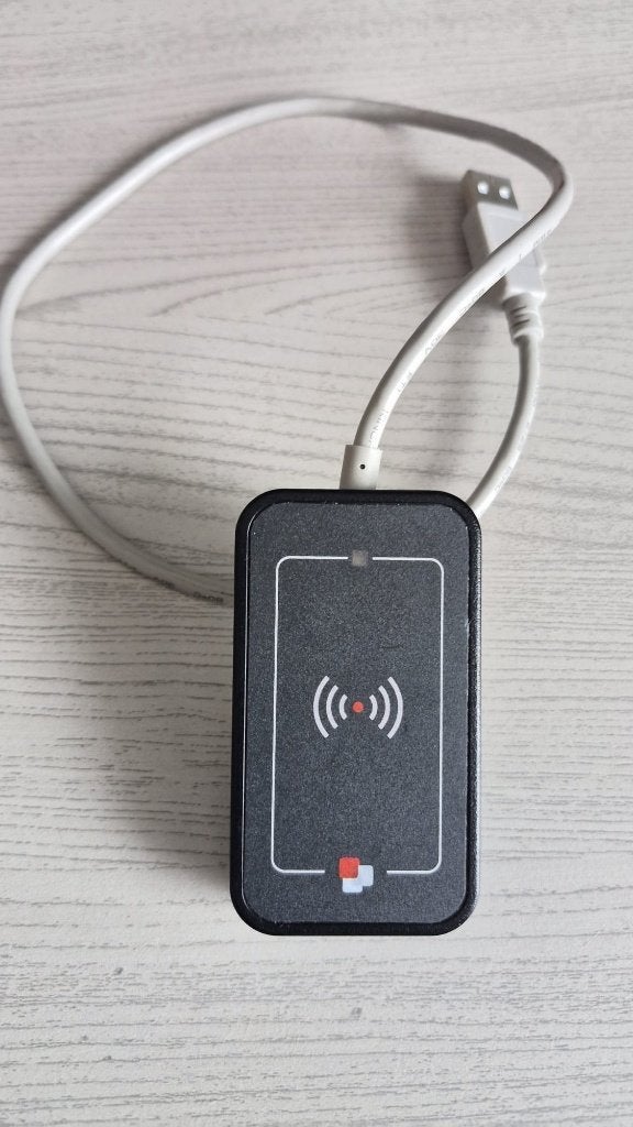 Badge reader, kaart lezer RFID ideas RDR-80531BKU-nt20, Computers en Software, Overige Computers en Software, Ophalen of Verzenden