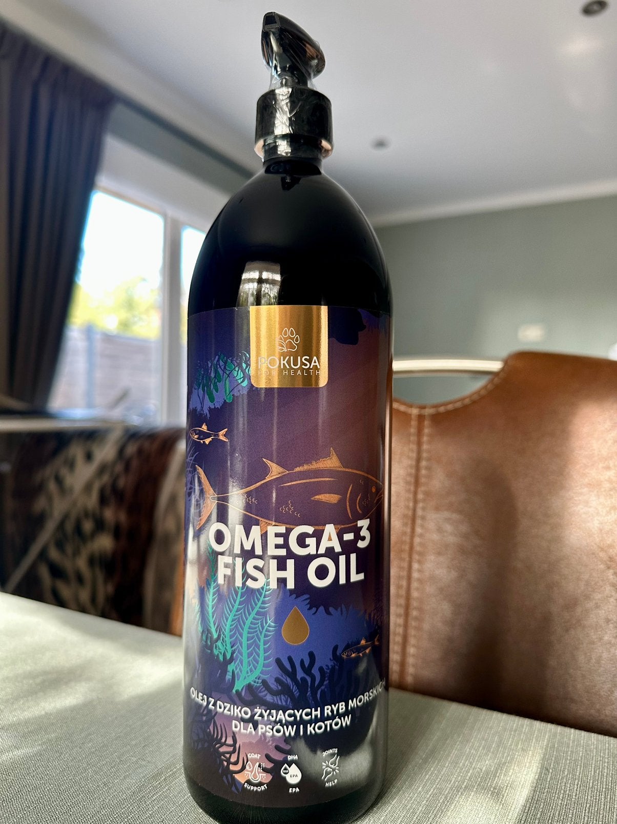 OMEGA 3 fish oil for dogs 1L, Dieren en Toebehoren, Ophalen, Hond